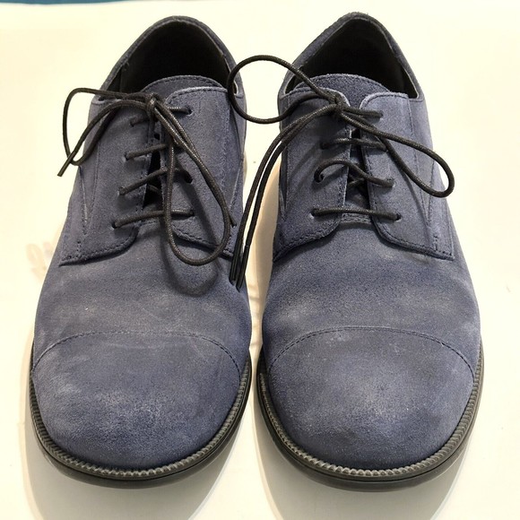 Camper Shoes US Mens Size 8 Oxford Derby Navy Blue Suede Leather Lace Up EU 41 - Picture 14 of 14